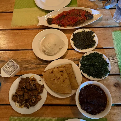 Full traditional spread at K'Osewe Westlands